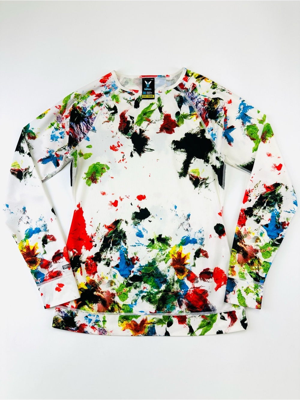 Burton DRYRIDE Abstract Print Base Layer Top Medium womens Sport Base Layer Ski